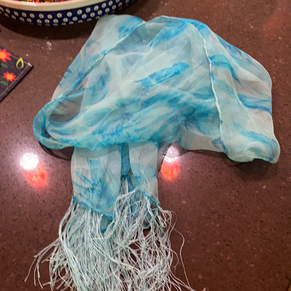 Silk vintage scarf
